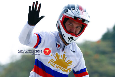 Daniel Caluag, Men's Cycling, BMX Race Bronze Medalist, Asian Games 2018, Jakarta Indonesia