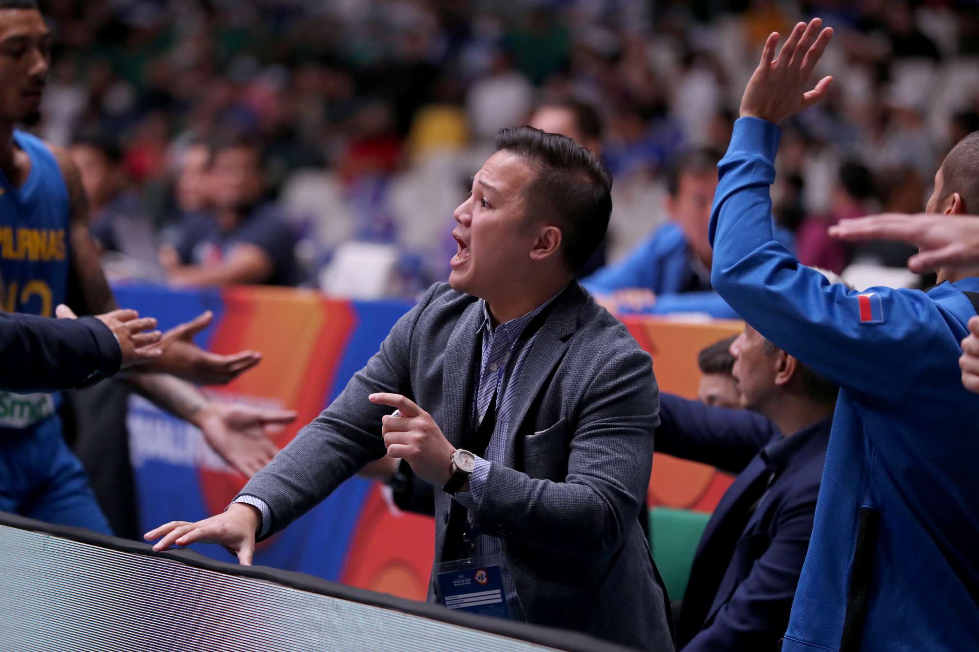 The son also rises. JOSH REYES FIBAWC 2023 Asian Qualifiers Philippines vs Lebanon 🇵🇭107-96🇱🇧
